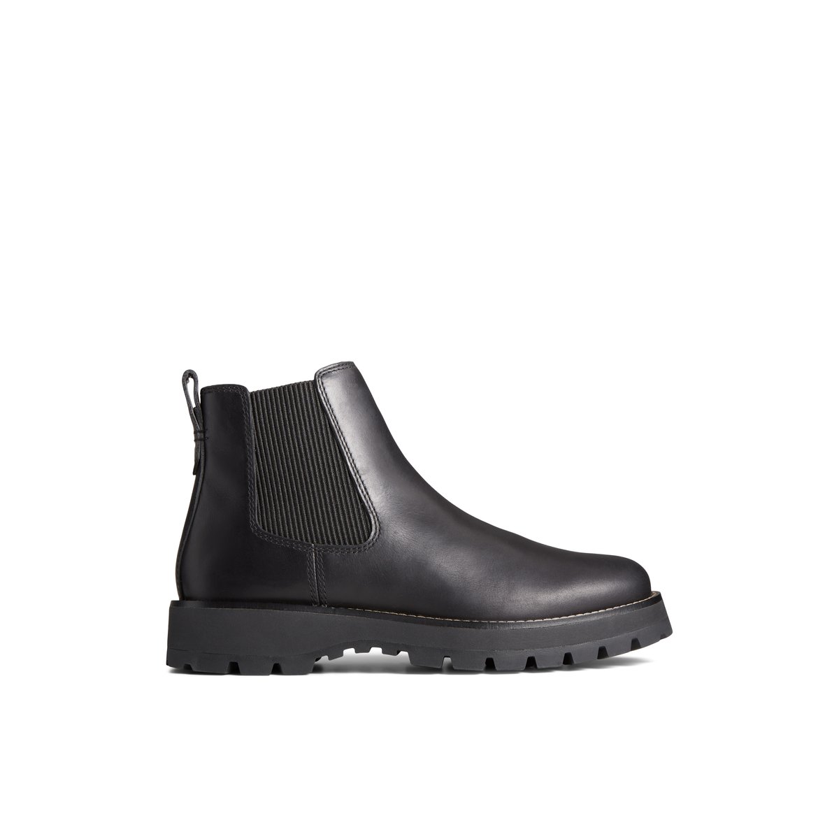Mens black sperry boots best sale
